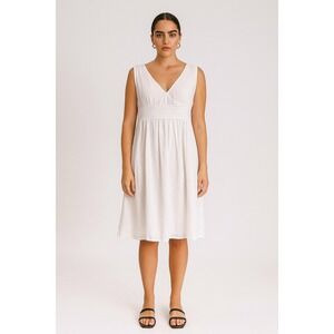 Theo white‎ cotton nightgown chemise